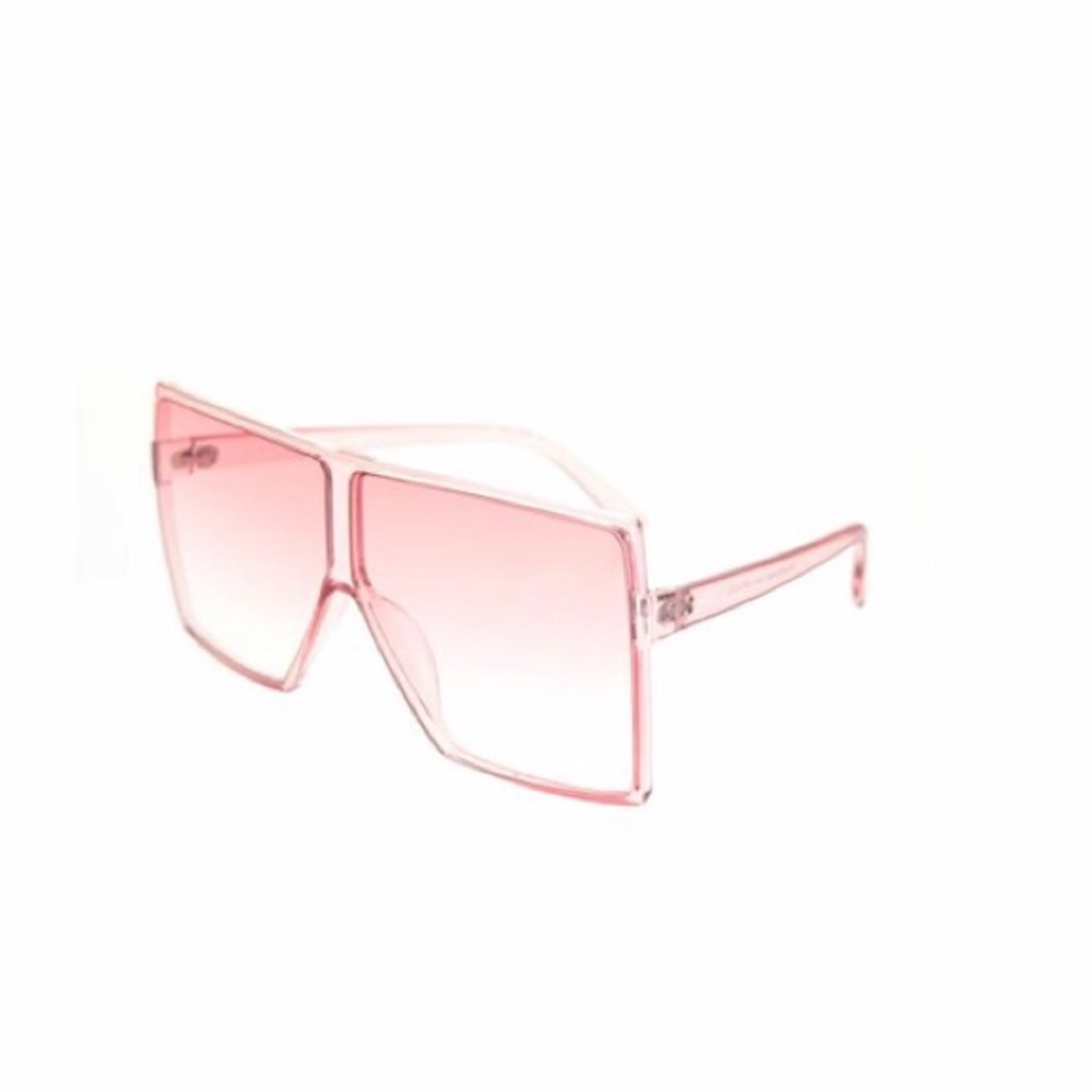 Oversized Retro Pink Sunglasses